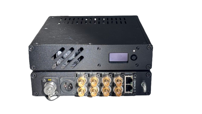 BroadcastGear Fiber - Send/Receive MiniMux (4x4 4K UHD-SDI & Gigabit Ethernet)